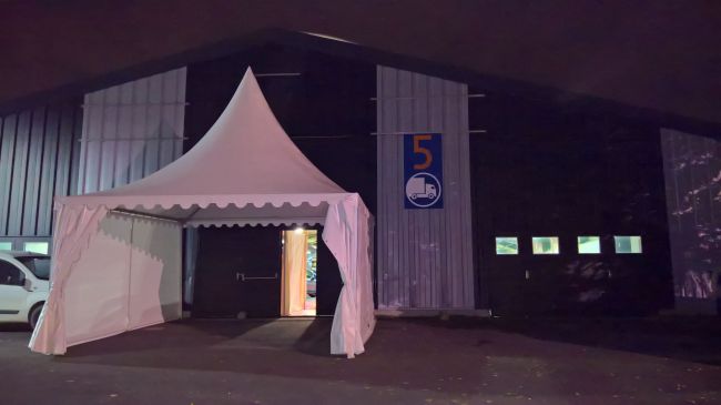 Location de tente pour sas d'accueil de 25m² à Rouen
